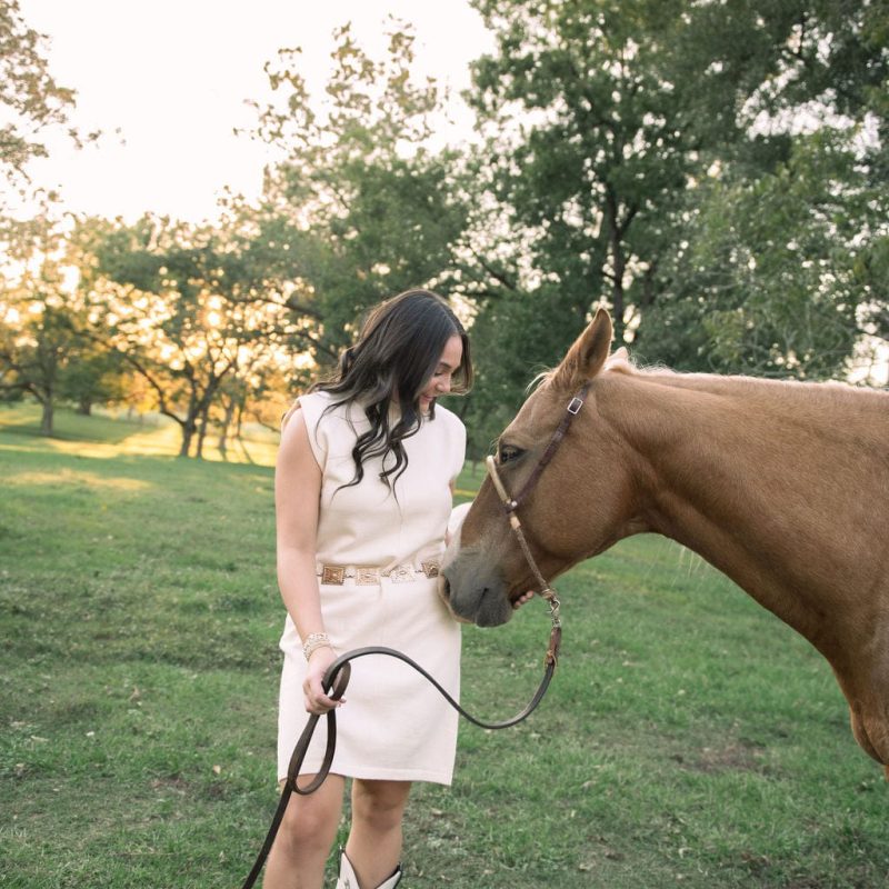 Cream Sleeveless Mock Neck Knit Dress