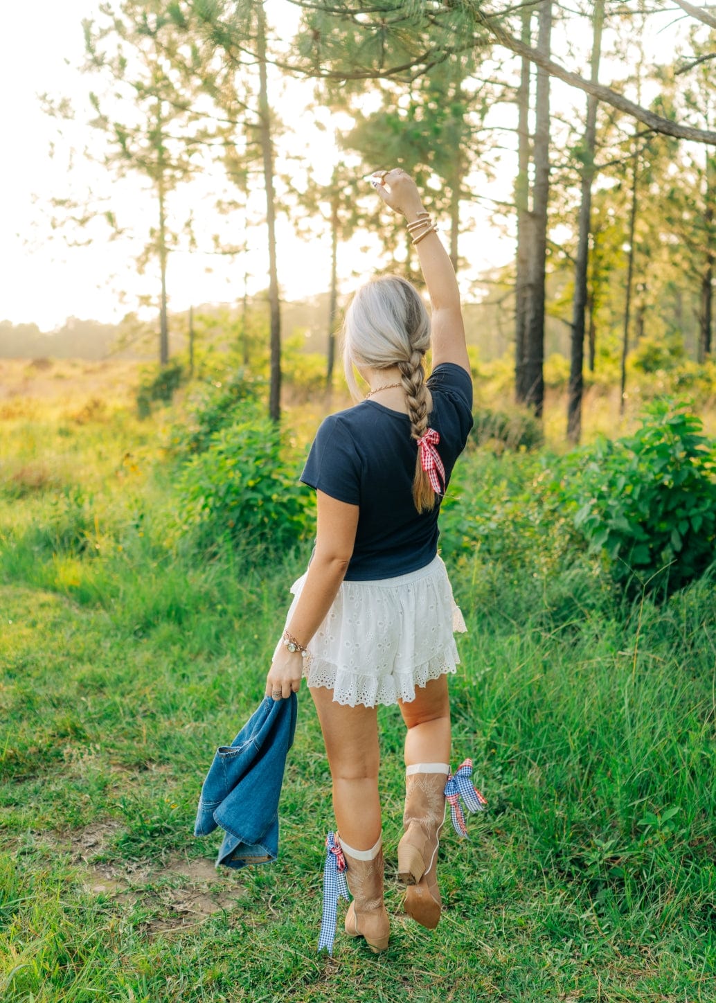 Navy USA Heart Tee - Image 6