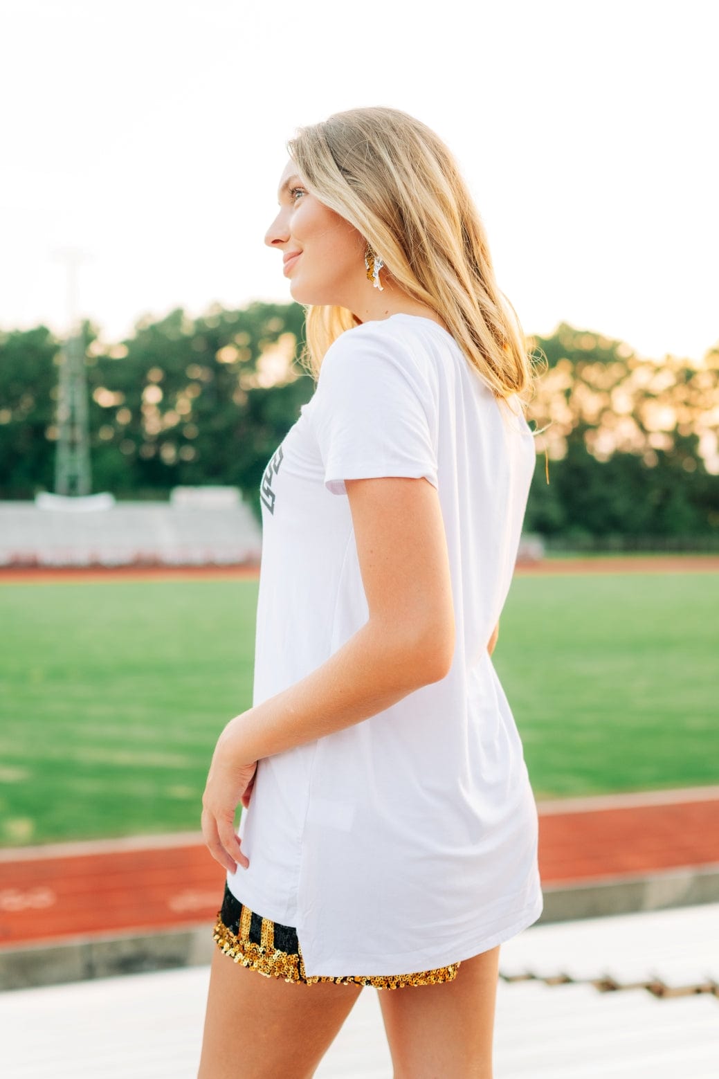 White Gameday Short Sleeve Tee - Image 2