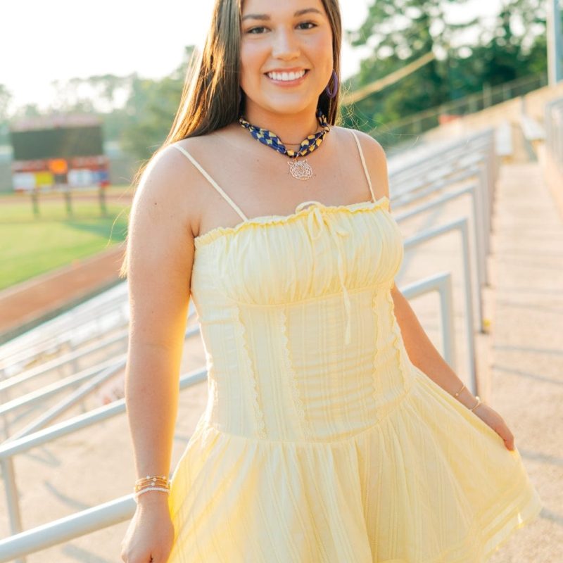 Yellow Corset Drop Waist Mini Dress