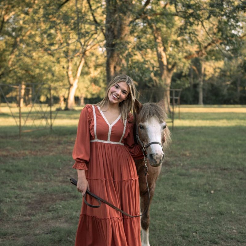 Rust Lace Detail Tiered Maxi Dress
