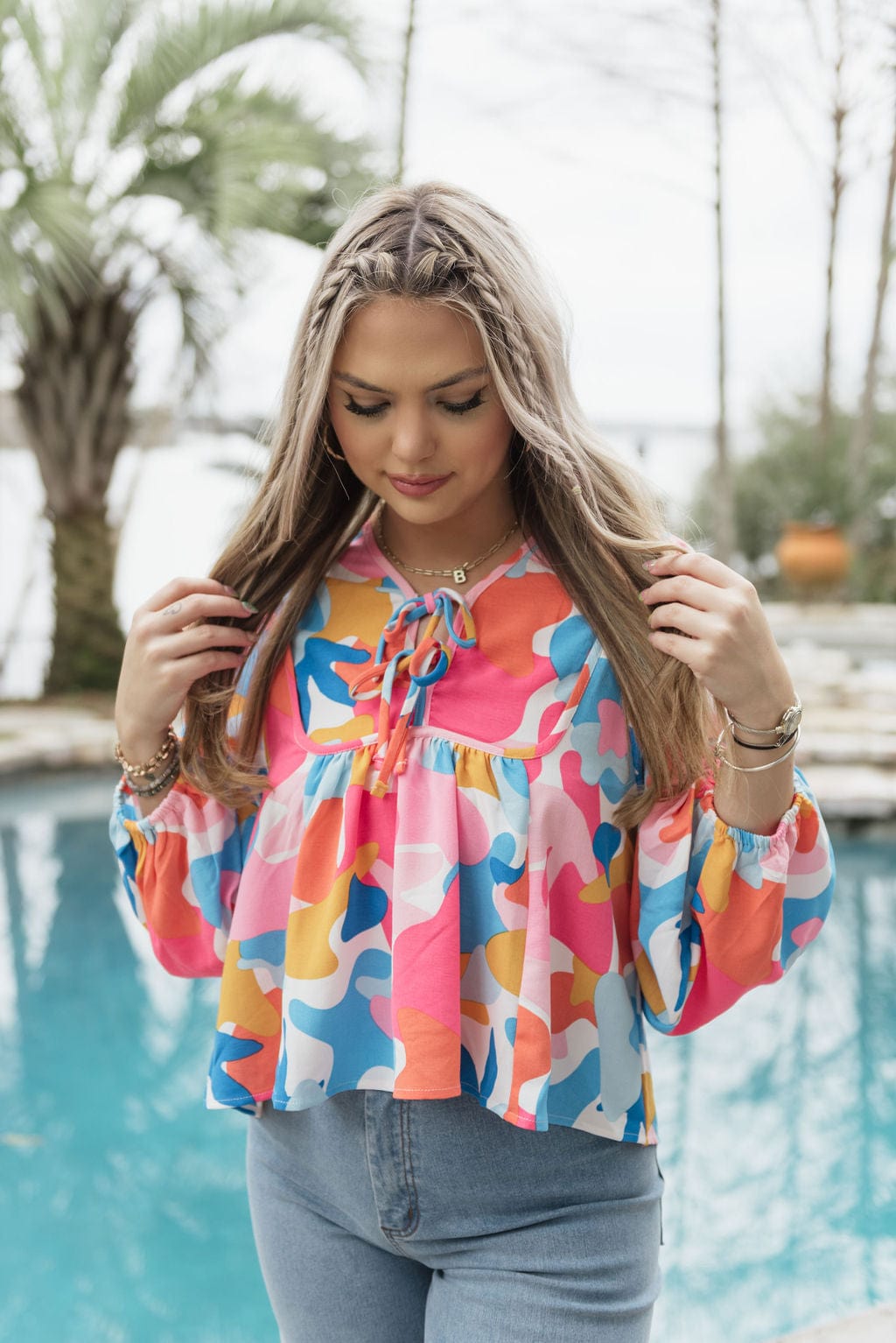 Pink Vivey Hello There Top - Image 4